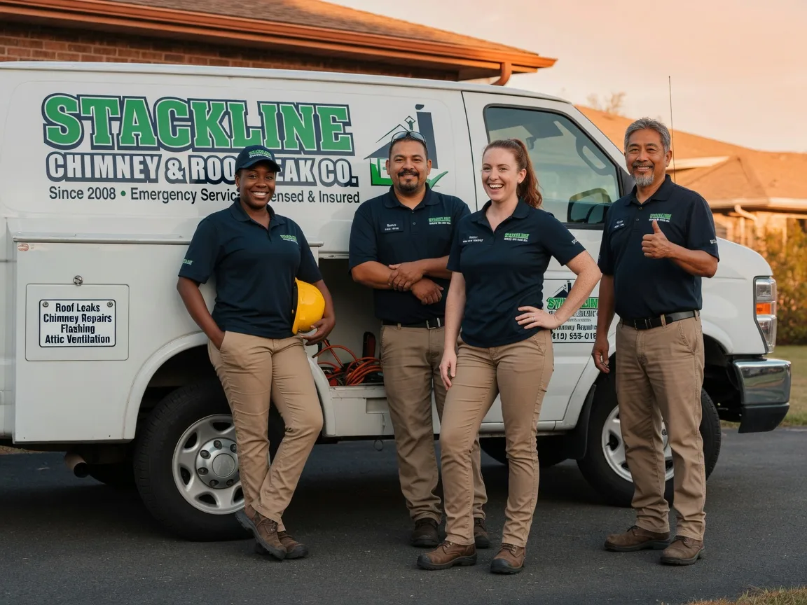 Chimney flashing repair company in Stilwell, KS